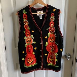 Halloween Pumpkin Festive Vest